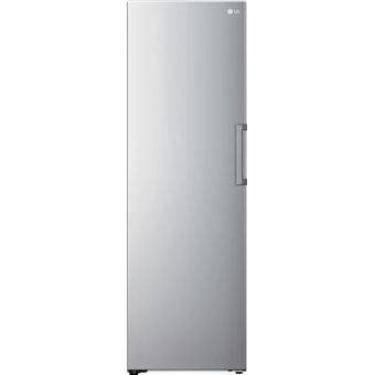 LG GFT61PZCSE - Congélateur - vertical - pose libre - largeur : 59.5 cm - profondeur : 70.7 cm - hauteur : 186 cm - 324 litres - classe E - platine