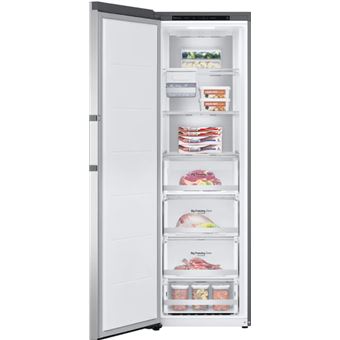 LG GFT61PZCSE - Congélateur - vertical - pose libre - largeur : 59.5 cm - profondeur : 70.7 cm - hauteur : 186 cm - 324 litres - classe E - platine
