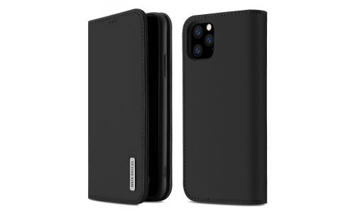 Etui folio iPhone 11 PRO Max Dux-Ducis série Wish cuir noir