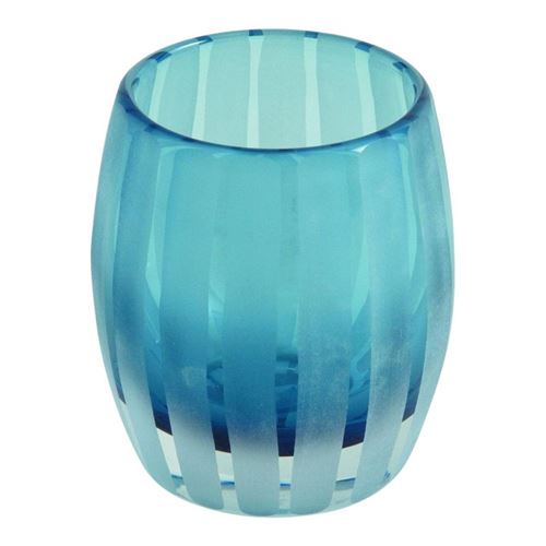 Lifestyle Home Collection - Bougeoir photophore 11cm Elegance bleu