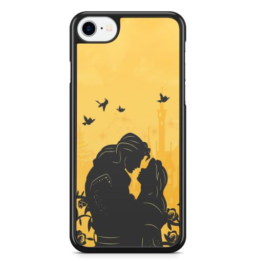 Coque Fifrelin Noire pour iPhone 5 et 5S et SE La Belle et la Bete Disney Love