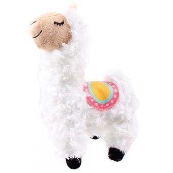 Jemini doudou musical Lola Lamajunior 24 cm blanc - 1
