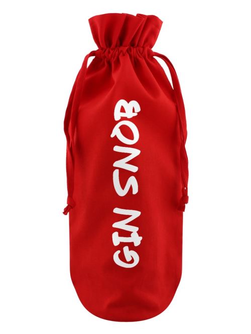 Sac de bouteille Gin Snob rouge