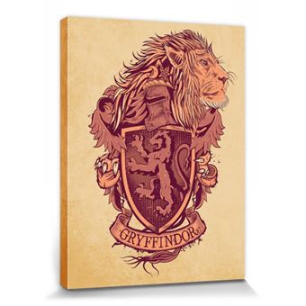 harry potter poster reproduction sur toile tendue sur chssis blason de gryffondor 80x60 cm top prix fnac - Blason Gryffondor harry potter poster reproduction sur toile tendue sur chssis blason de gryffondor 80x60 cm top prix fnac - Blason Gryffondor