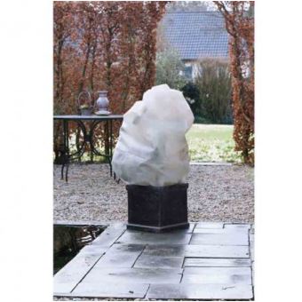 Nature Housse d\hivernage 50 g/m² Ø100 cm x 1,50m Blanc 