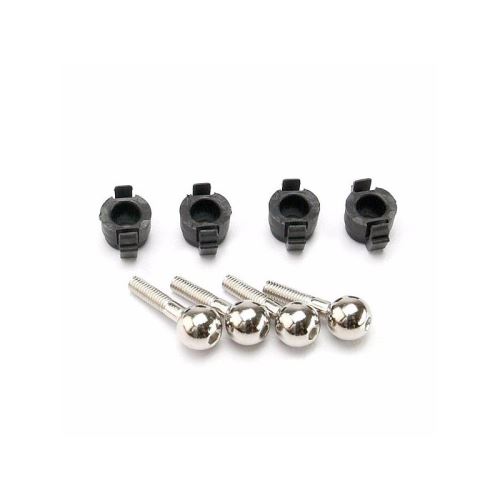 Billes de rotules (4) + bagues plastiques (4)