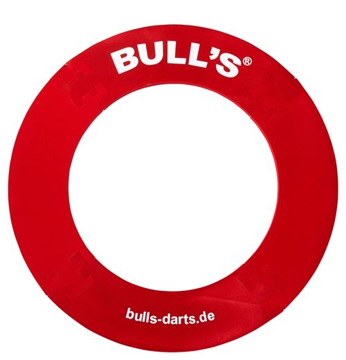 Bull's anneau de fléchettes Quarterback Surround rouge 18/13 cm