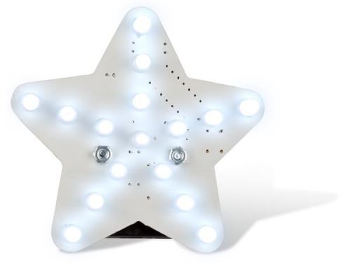 Kit velleman étoile lumineuse blanche