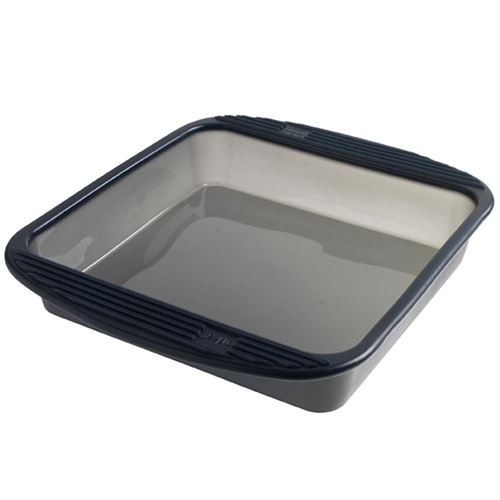 Moule &agrave; manqu&eacute; carr&eacute; en silicone - Mastrad - Gris - Silicone
