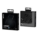 DeFunc BT Earbud PLUS SPORT - Écouteurs avec micro - embout auriculaire - Bluetooth - sans fil - noir