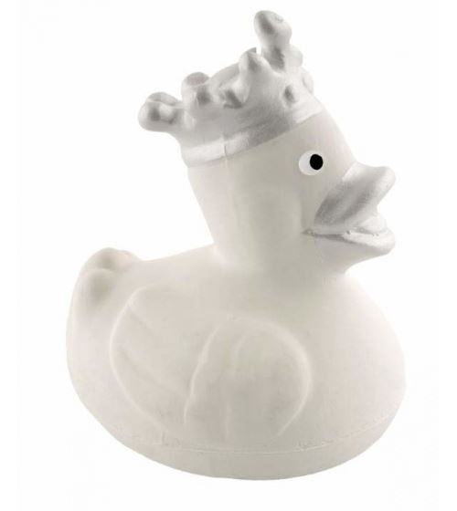 Bambam canard ivoire en caoutchouc