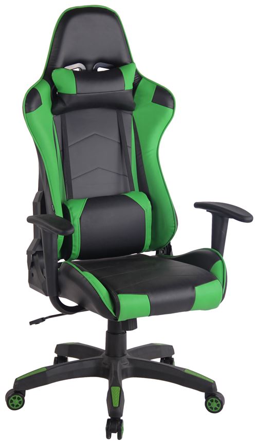 Fauteuil de bureau Miracle V2 Similicuir , Noir / Vert