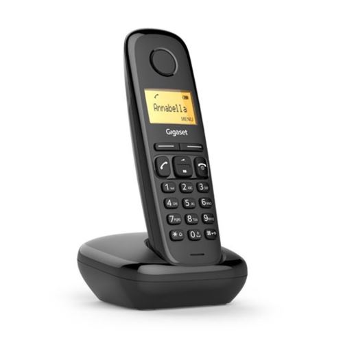 Gigaset A170 - Téléphone sans fil avec ID d'appelant - DECTGAP - noir