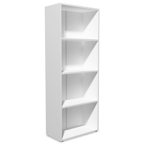 vidaXL Boekenplank 60x31x155 cm spaanplaat wit
