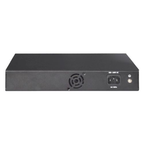 digitus digitus switch réseau 19 fast ethernet n-way, 16 ports noir