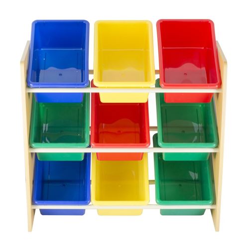 Meuble De Rangement 3 étages Avec 9 Casiers Prego Mej9