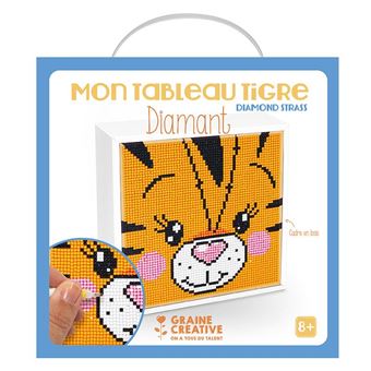 Kit Diamond Painting - tableau Tigre - Graine Créative