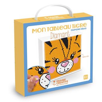 Kit Diamond Painting - tableau Tigre - Graine Créative