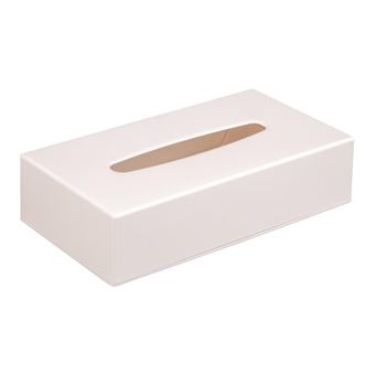 Boîte à mouchoirs design rectangulaire blanche essey wipy