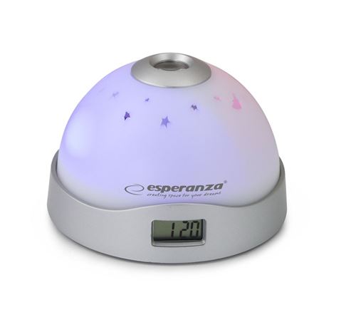 Esperanza Multicolore Horloge De Table Avec Projecteur À Led Ehc001 - Image 1