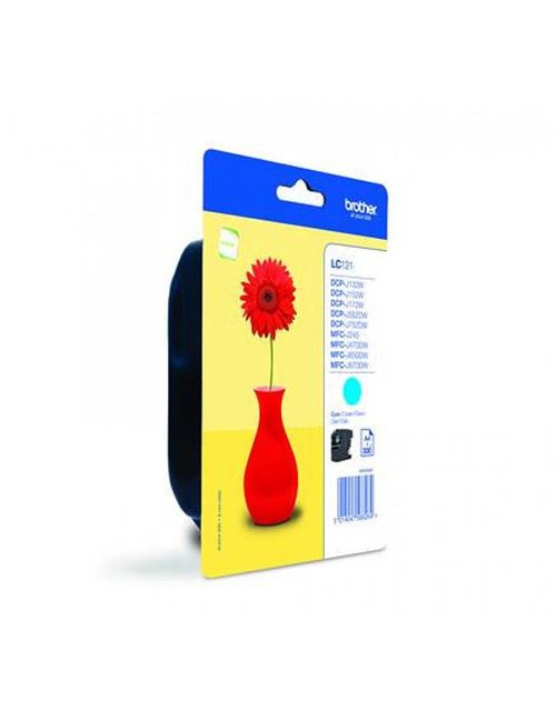 Brother LC121C - cyaan - origineel - inktcartridge