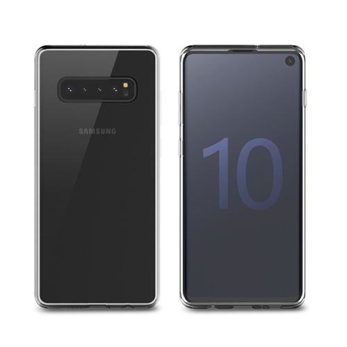 Qdos – Coque Hybrid clear Traitement anti rayures Samsung GALAXY S10