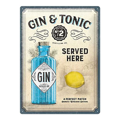 Gin Tonic Bouteille - Cocktail Citron