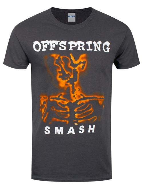 The Offspring T-Shirt Smash Homme Gris - Taille XXL