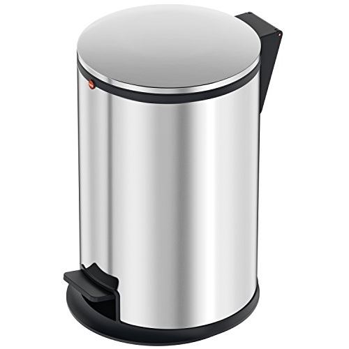 Hailo poubelle soft closing pure m - 12l - inox 0517-010