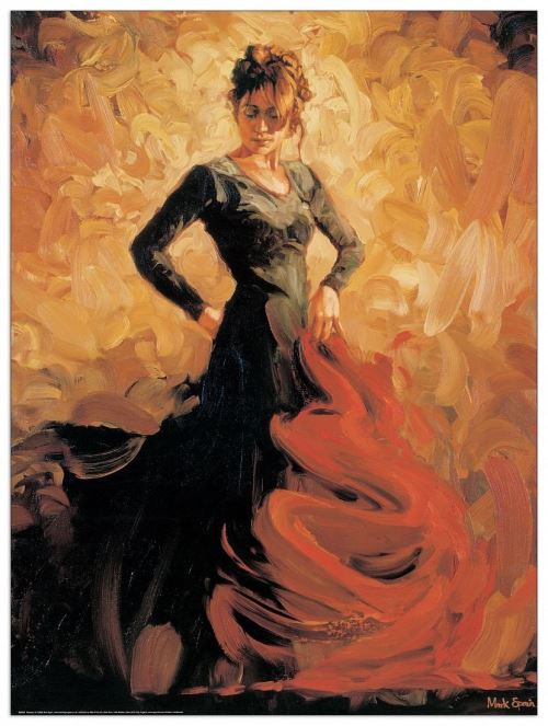 SPAIN - Flamenco II (Panneaux MDF 60x80 cm)
