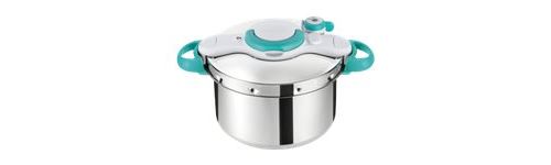 Seb P4620616 ClipsoMinut' Easy Autocuiseur Inox Tous feux dont induction et Livres 100 recettes Acier Inoxydable Bleu 4,5 L