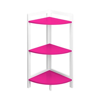 Meuble D Angle 3 Etageres En Mdf 30 30 H70cm Douceur D