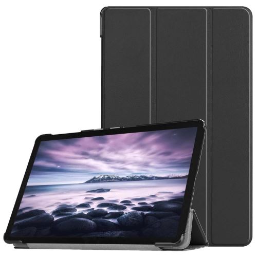 Galaxy Tab A 10.5 / T595 & T59 Housse Etui Cuir Pu Horizontal Noir Als89587