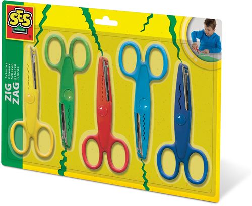 SES Creative jeu de joint Zigzagjunior plastique / acier 5 pièces