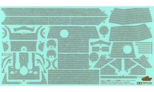 Tamiya Stickers Zimmerit Panther G - 1/35E