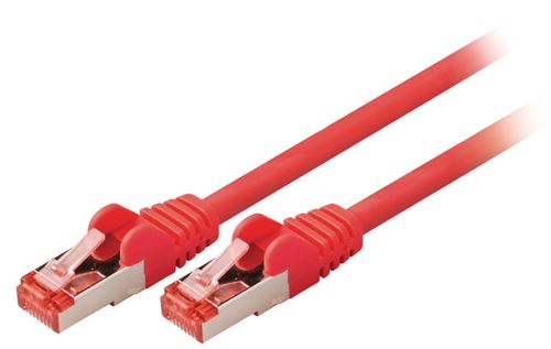 Valueline VLCP85221R150 Câble réseau Cat6 S / ftp Rj45 (8/8) Mâle - Rj45 (8/8) Mâle 15,0 M Rouge