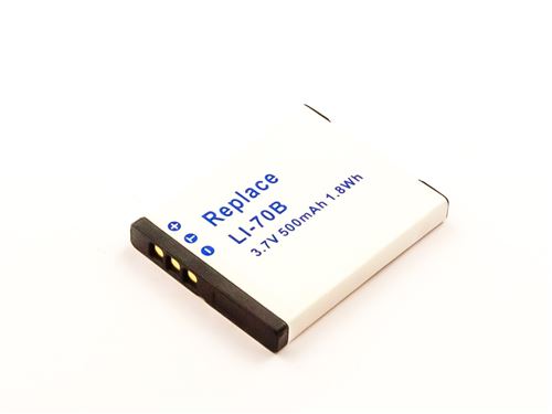 Battery similar OLY LI-70B, Li-ion, 3,7V, 500mAh, 1,8Wh