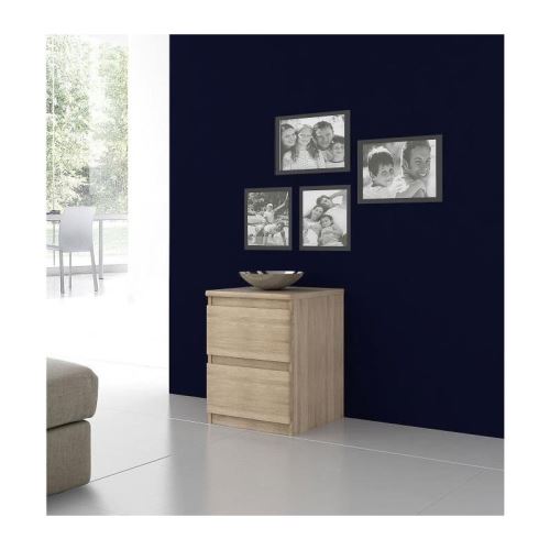 FINLANDEK Chevet NATTi contemporain décor chene sonoma - L 42 cm