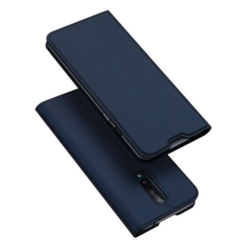 Etui en PU avec porte-carte bleu pour votre OnePlus 8