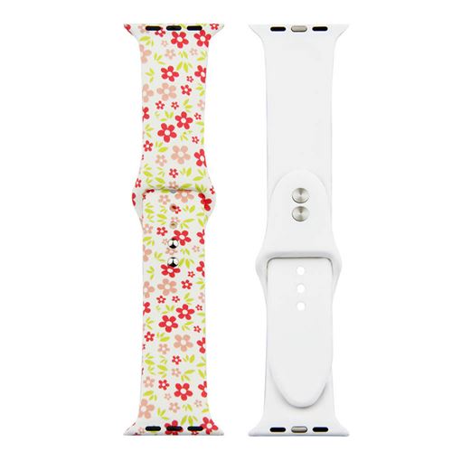Bracelet de montre en silicone coloré pour Apple Watch Series 6/ SE/ 5/ 4 40mm - Multicolore#5(Taille S/M)