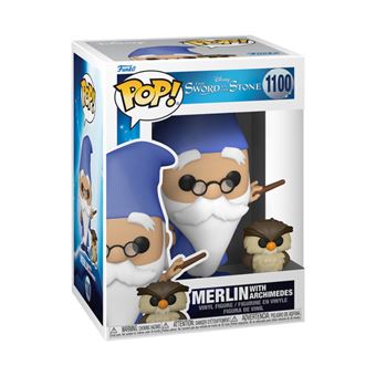 Figurine Funko Pop & Buddy The Sword in the Stone Merlin with Archimedes
