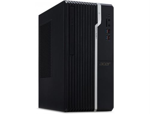 Acer Veriton S2 VS2665G - Towermodel - Core i3 9100 / 3.6 GHz - RAM 4 GB - HDD 1 TB - DVD-brander - UHD Graphics 630 - GigE - Win 10 Pro 64 bits - monitor: geen