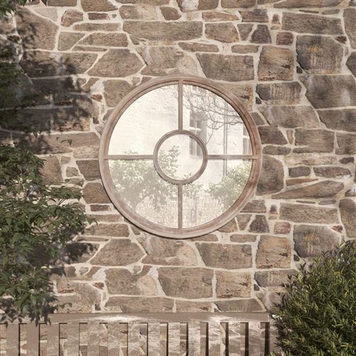Vidaxl Miroir De Jardin - Sable - 40 Cm Rond - Image 2