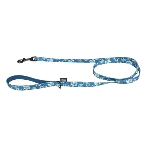 Meilleurs prix pour Laisse Pour Chien en Polyester Vintage Flower 150cm Bleu
