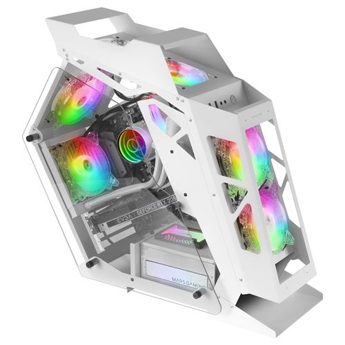 Mars Gaming MC61 Verre Trempé USB 3.2 Blanc - Image 3