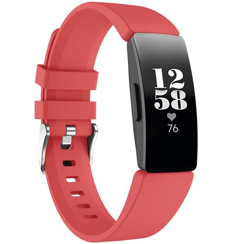 Bracelet silicone pour Fitbit Inspire Rouge iMoshion