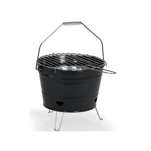 Non Communiqué Noir Barbecue À Charbon Portable Livoo Doc327n 27 Cm Acier Chromé