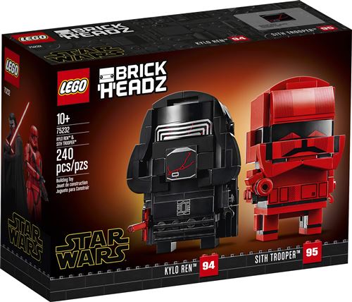 LEGO® Star Wars™ 75232 Brickheadz™ Kylo Ren™ et soldat Sith