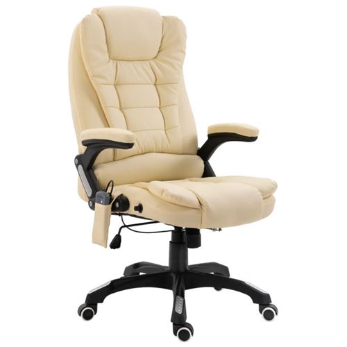 Vidaxl Chaise De Bureau De Massage - Crème - Image 3