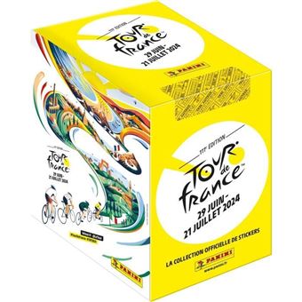 Boîte stickers - Collection officielle Tour de France 2024 - Contient 36 Pochettes de 5 stickers - 1